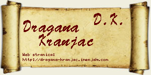 Dragana Kranjac vizit kartica